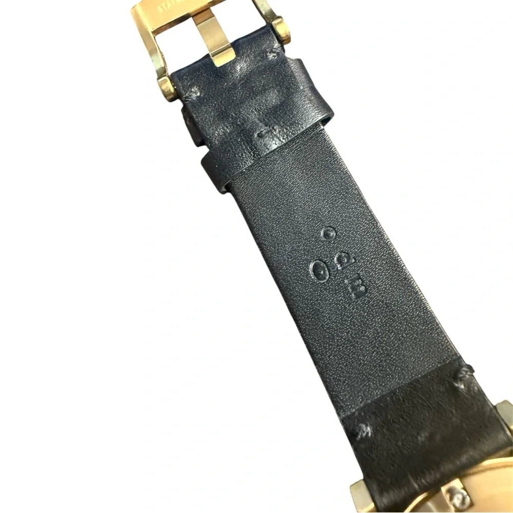 ODM Unisex “Beyond” Watch in Black with a Gold Face, Works, Excellent Condition